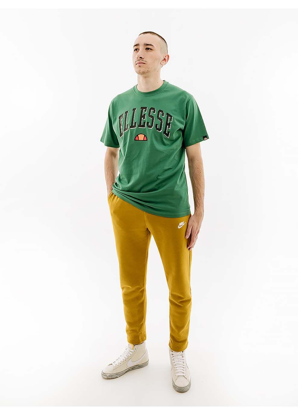 Зелена чоловіча футболка colombia 2 tee зелений Ellesse