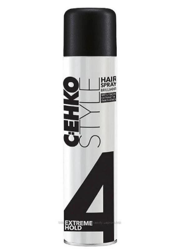 Лак для волос Бриллиант экстрасильной фиксации (4) Style Hairspray Brilliant, 400 мл C:EHKO (396338803)
