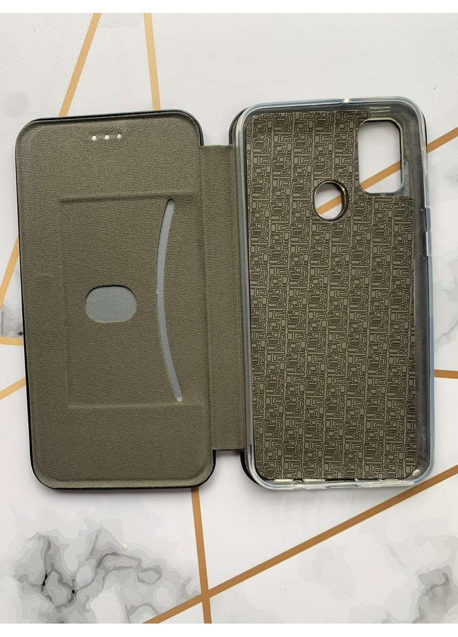 Чохол-книжка чорний з малюнком на Samsung Galaxy M30s/М21 Куромі (принт 390) Creative (360657456)