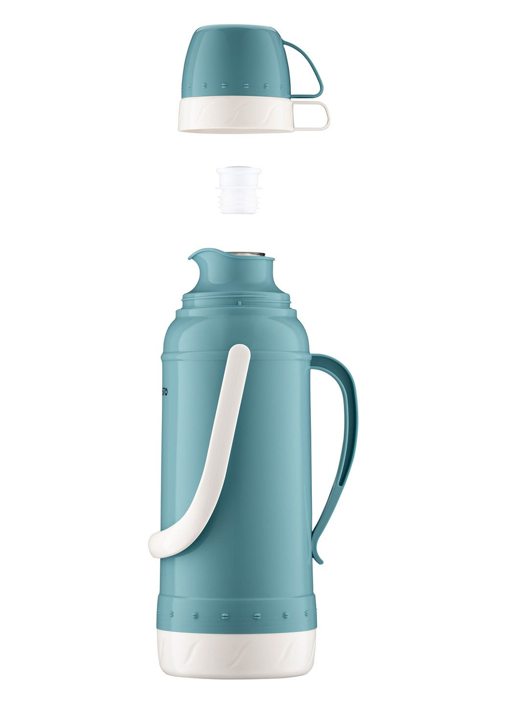 Термос Gemini Gourmet 2000 мл, пластик, скляна колба, синій AR2620BLG Ardesto (306513574)