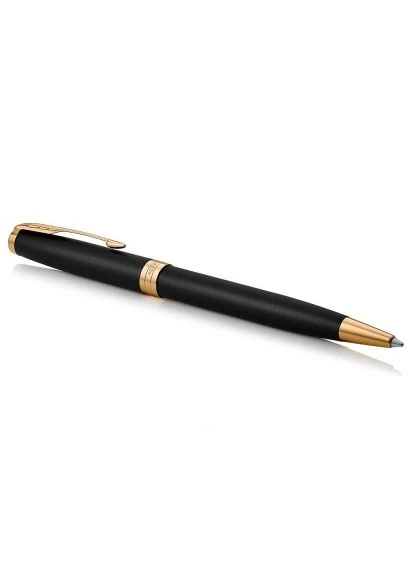 Ручка шариковая SONNET 17 Matte Black Lacquer GT BP + блокнот + подар.упак. GIFT24 (84 832b24) Parker SONNET 17 Matte Black Lacquer GT BP + блокнот Pa (400304961)