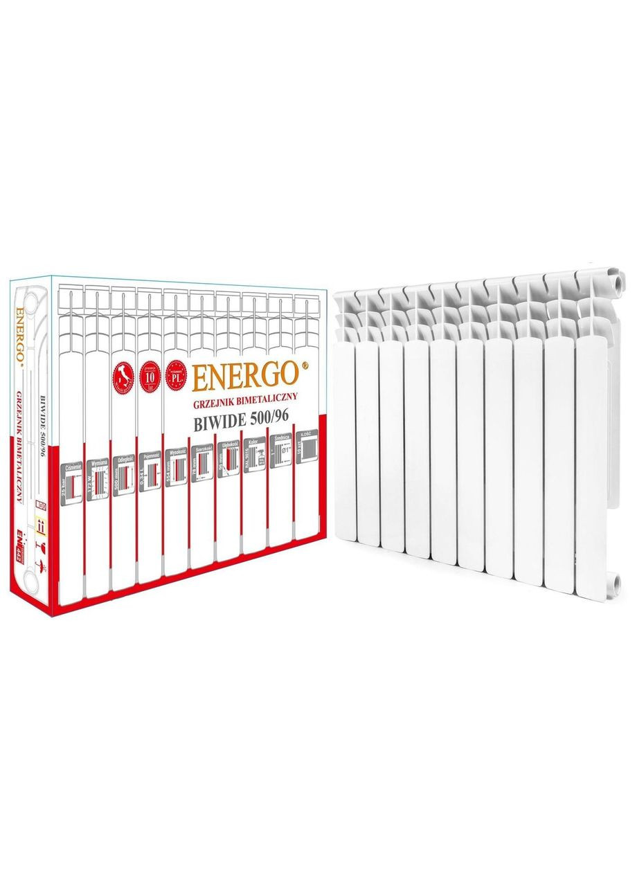 Радиатор биметаллический секционный 500/96 BIWIDE ENERGO (316147458)