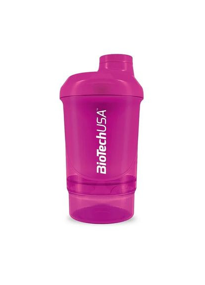Шейкер Wave + Nano Shaker 300 мл, розовый Biotech (324418360)