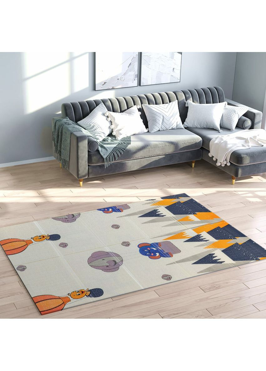 Коврик детский 117см х 177 х 8мм Воздушные шарики-Мишки (301) SW-00003031 Sticker Wall (369623714)