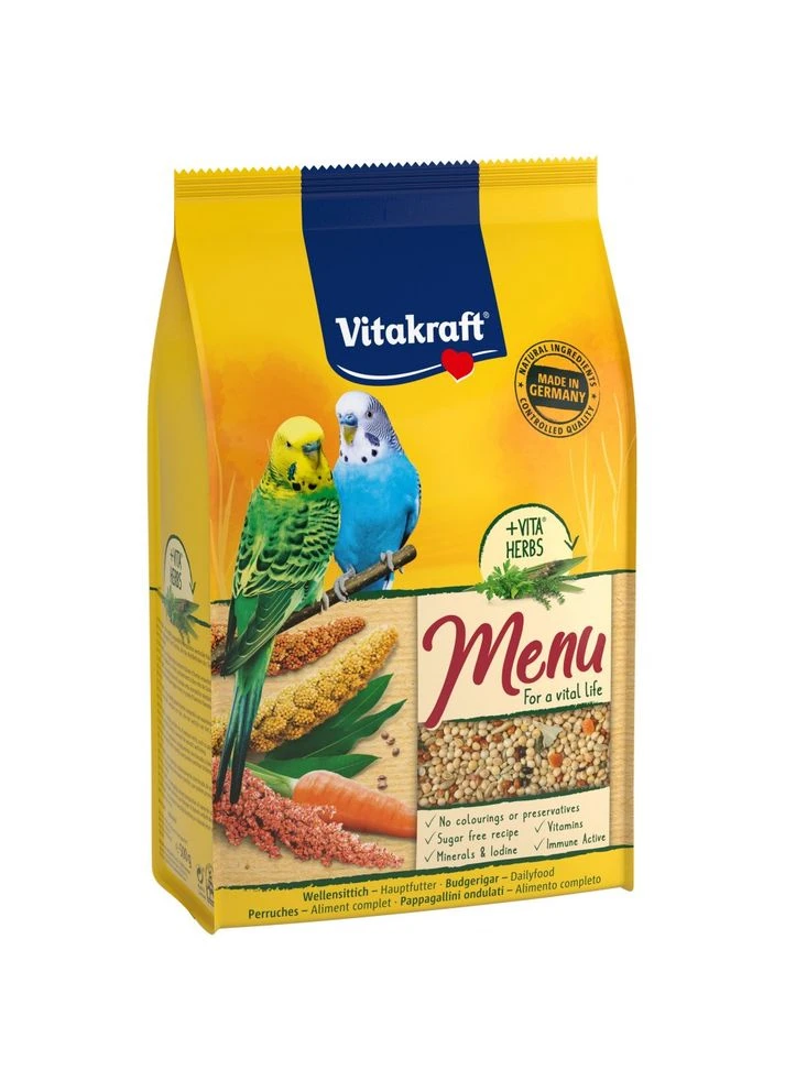 Корм Menu для волнистых попугаев 500 г Vitakraft (376876827)