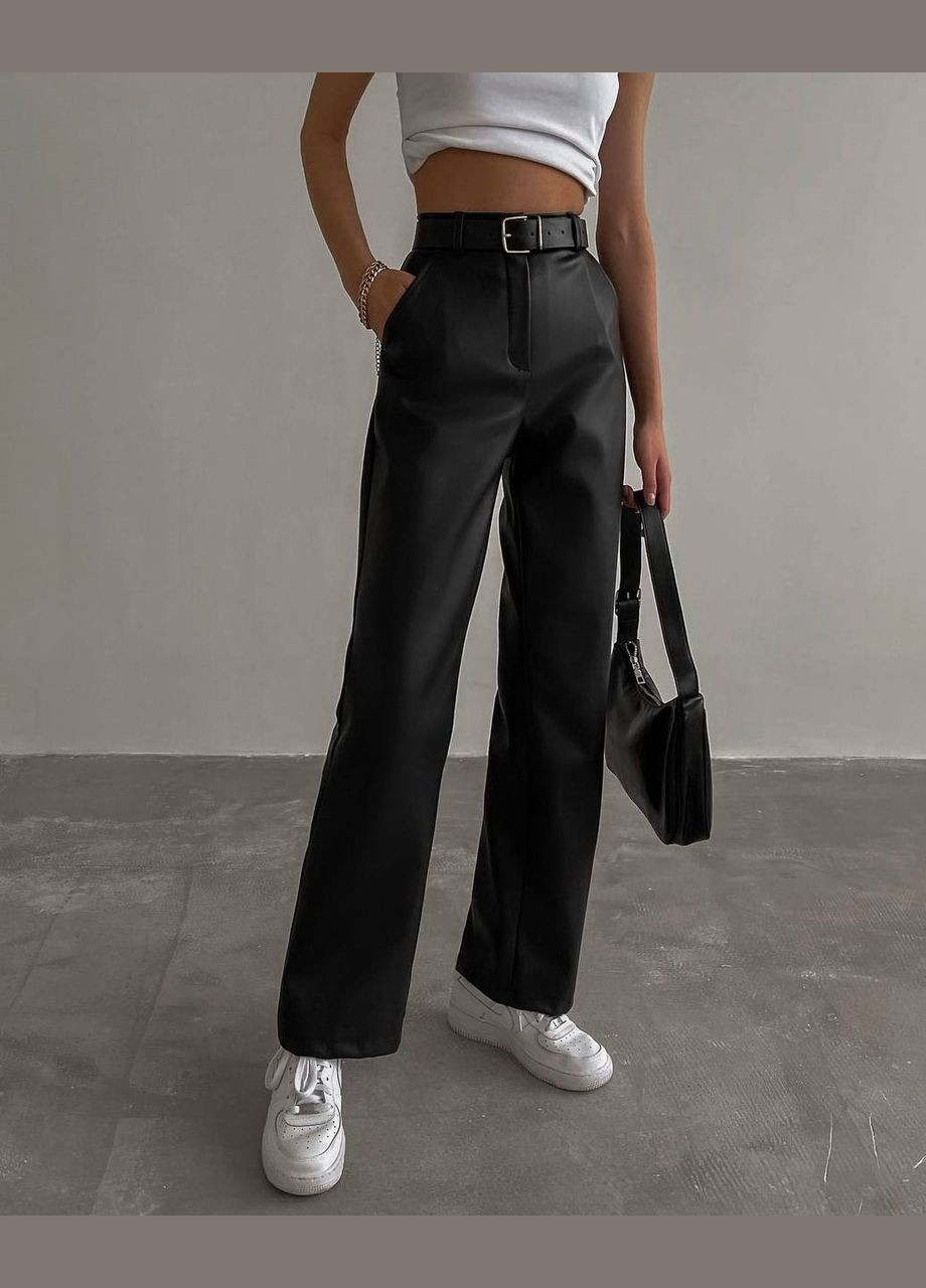 Базові шкіряні штанці No Brand (322707587)