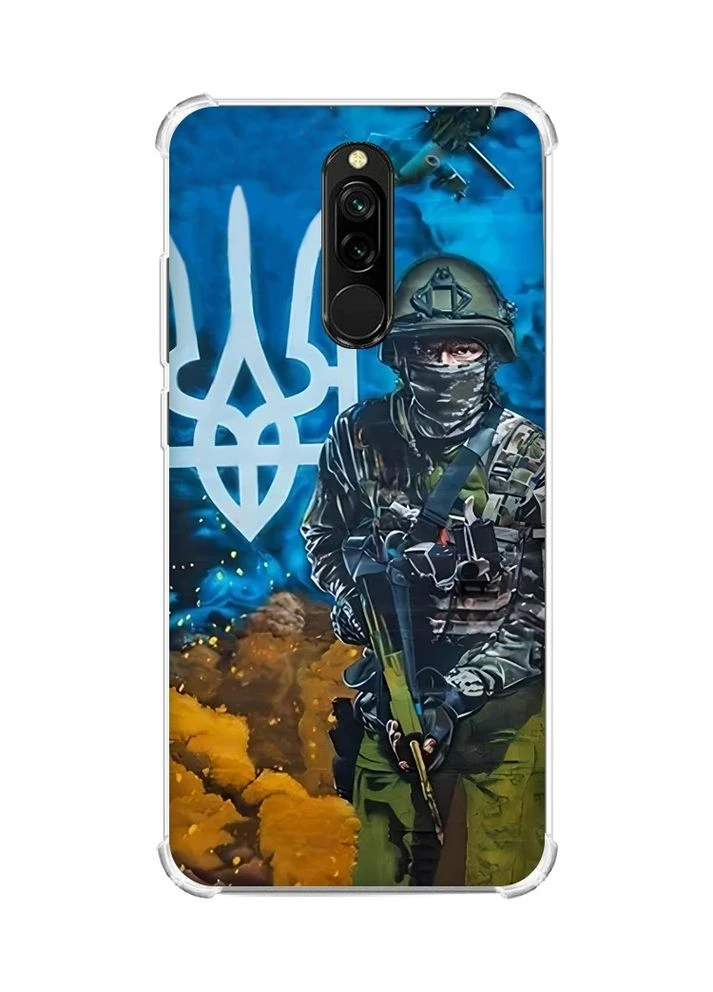 Чохол з потовщеними кутами на Xiaomi Redmi 8 Військовий (принт 349) Creative (355405592)