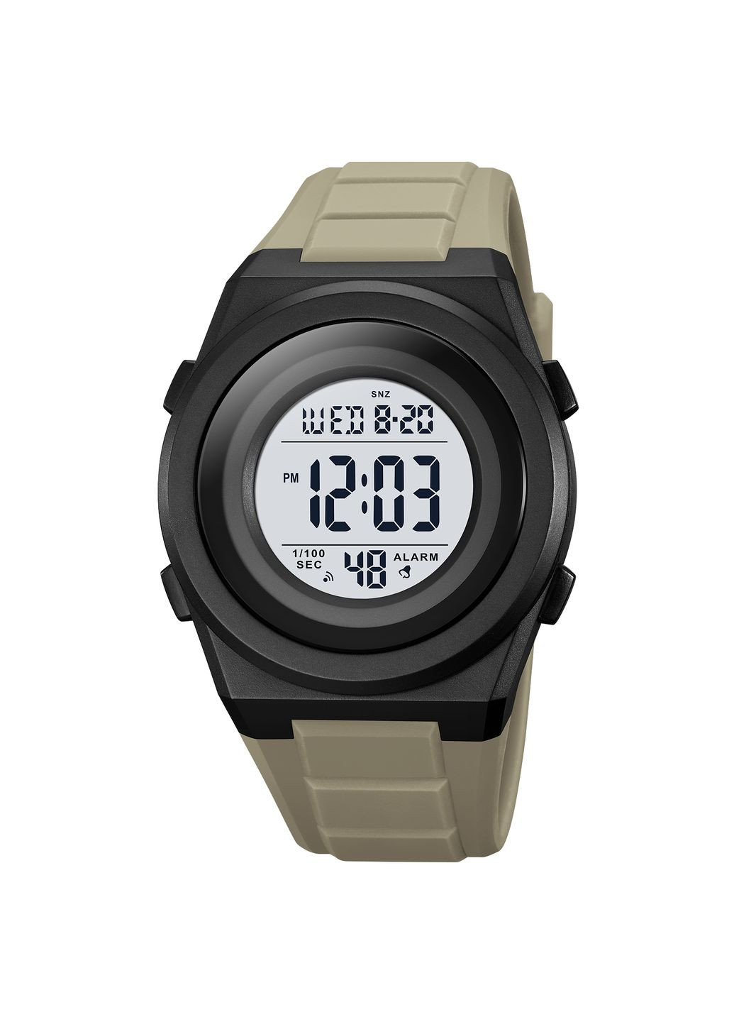 Часы спортивные электронные водонепроницаемые для мужчин с будильником и секундомером ProDobro (367264954)