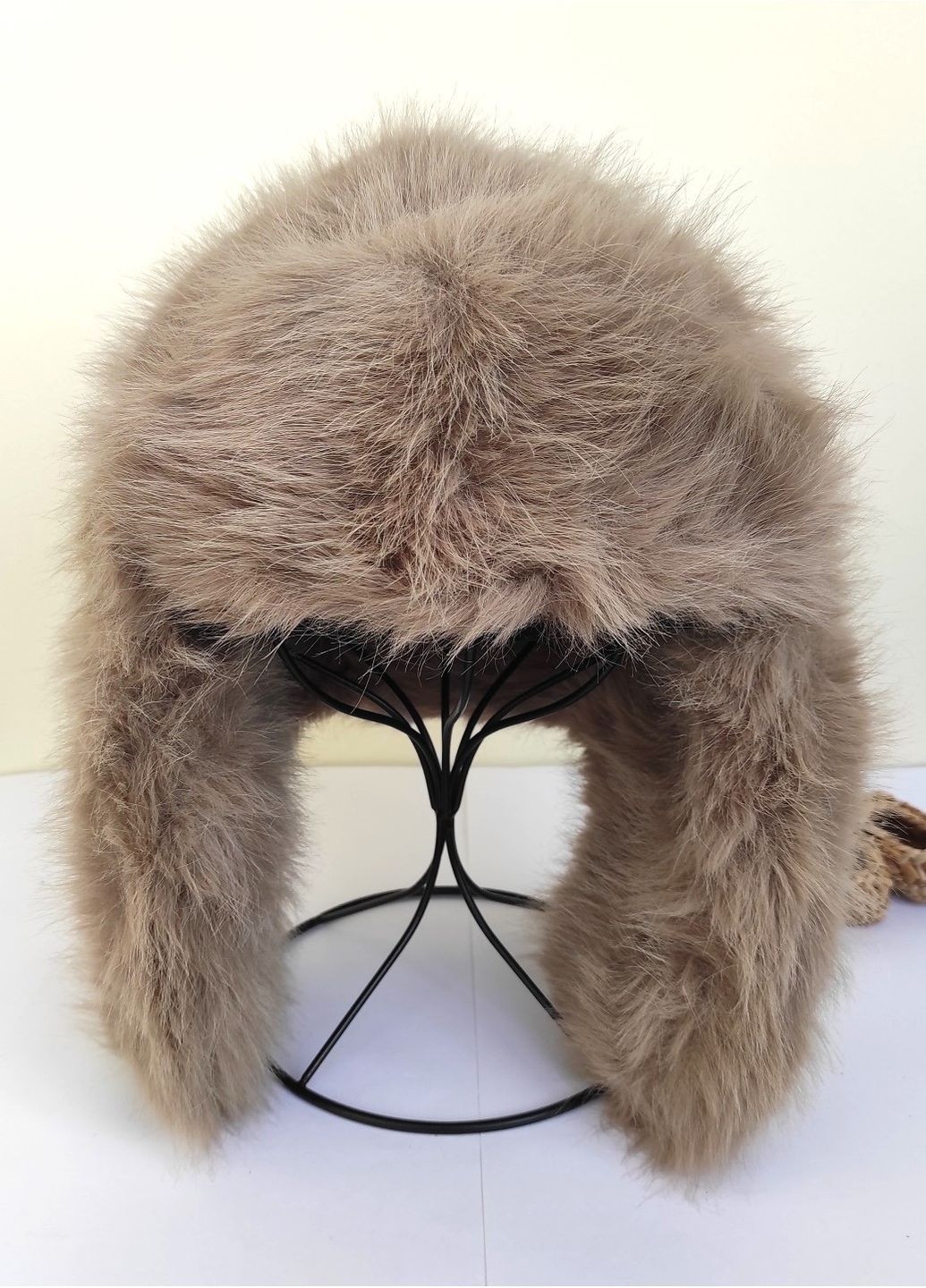 Женская Зимняя Шапка-Ушанка из Искусственного Меха, Теплая Меховая Шапка No Brand хутряна шапка вушанка (366453918)