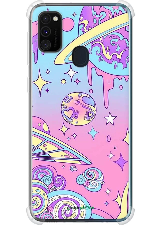 Чехол на Samsung Galaxy M21 M215F Розовая галактика "4146sp-2016-70447" Endorphone (366381240)