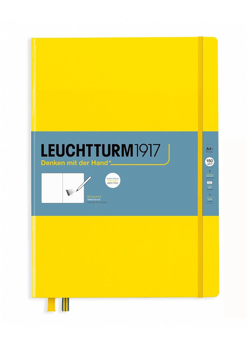 Скетч-Бук, Master (А4+), 150 г/м.кв., Лимонный Leuchtturm1917 (300677051)