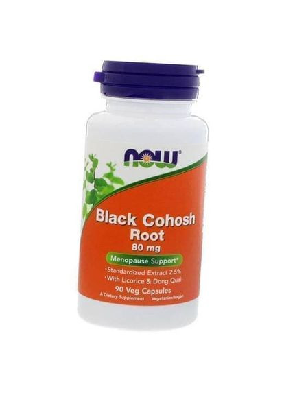 Екстракт чорної кохоші, Black Cohosh Root, 90вегкапс (71128063) Now Foods (322729240)