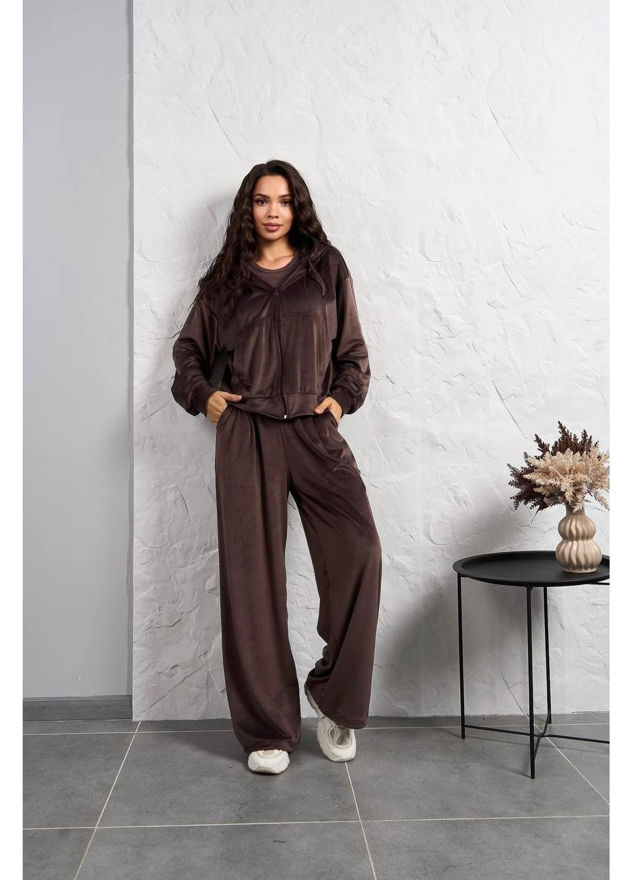 Жіночий велюровий костюм Osoblyva (361001213)