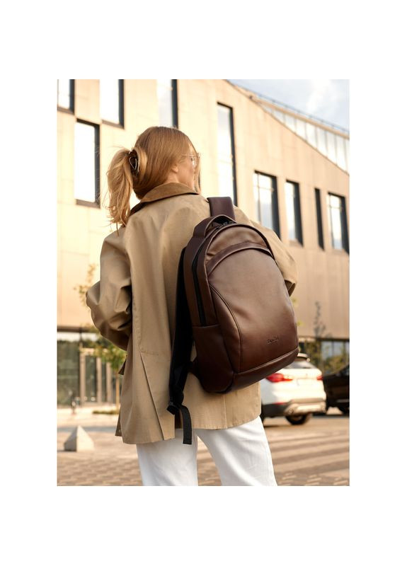 Жіночий рюкзак Zard LZN шоколадний Sambag (329996504)