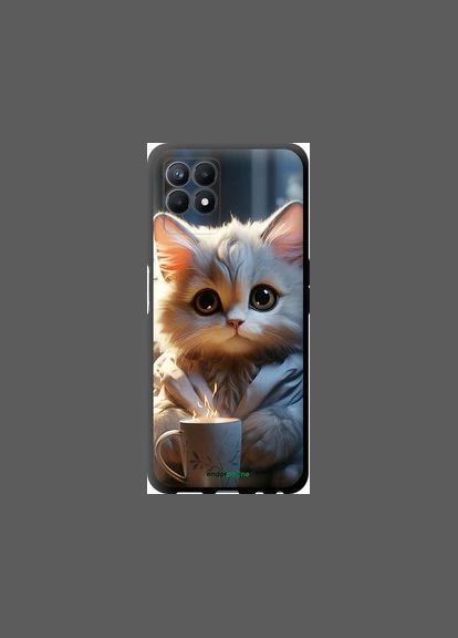 Чехол на Realme Narzo 50 Белый кот "5646b-3066-2448" Endorphone (348062080)