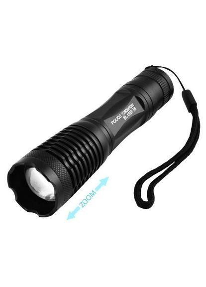 Фонарик тактический ручной с встроенным аккумулятором BL-1837-T6 в кейсе (1756375763) Bailong (335419343)