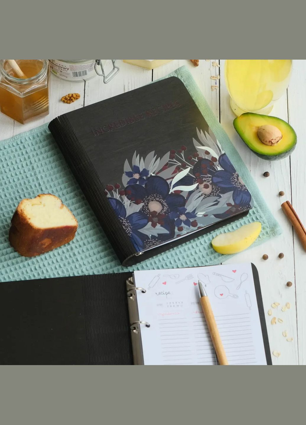 Книга для записей кулинарных рецептов "Incredible recipes" А6 16,5х13см HM furnitura (330609487)