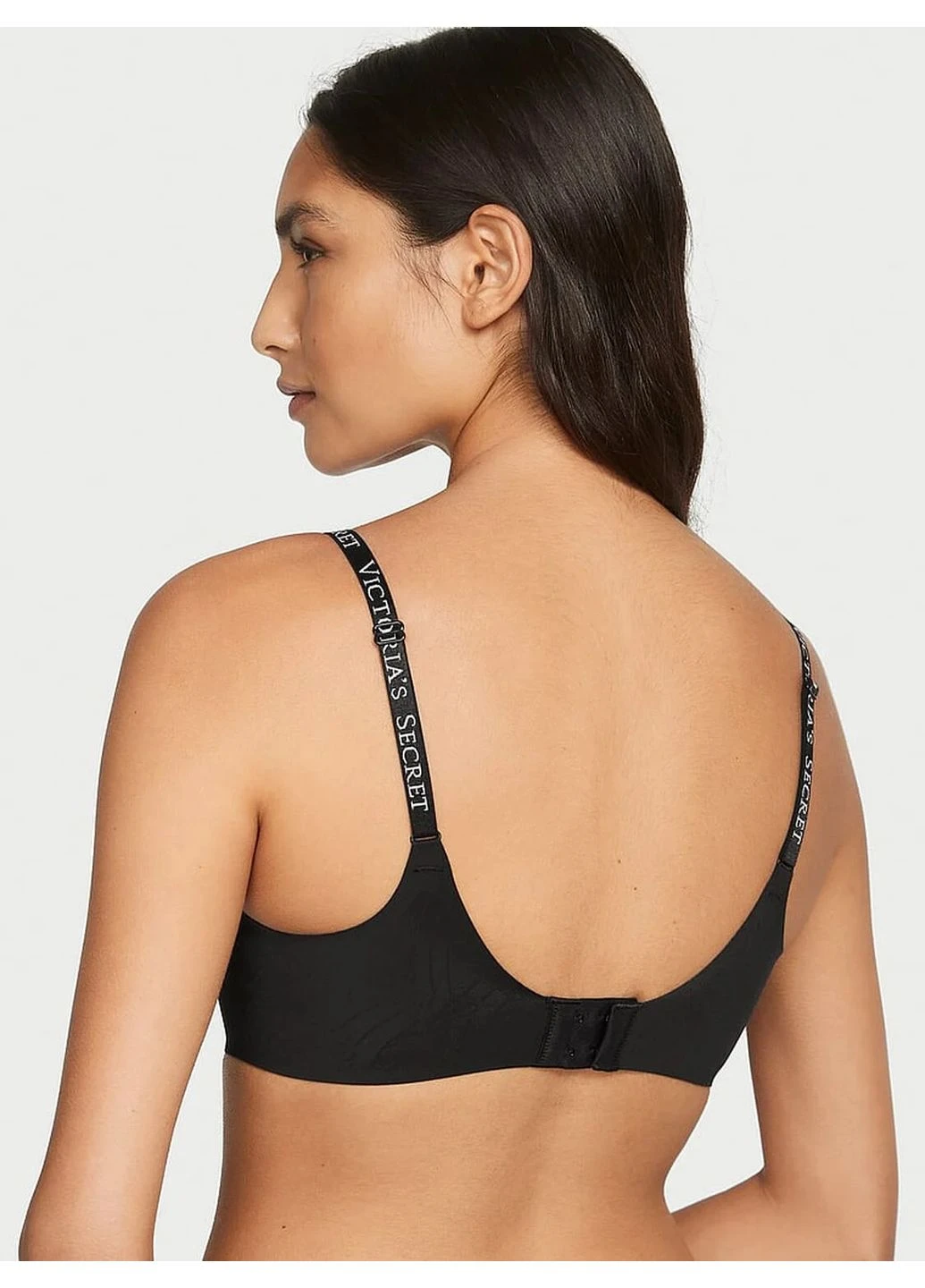 Черный демисезонный комплект (бюстгальтер, трусики) Victoria's Secret