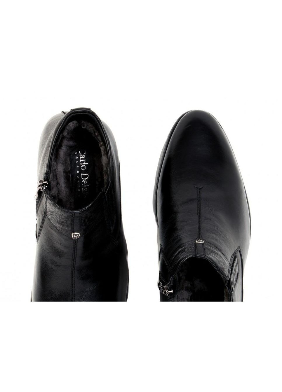 Черные зимние ботинки 7164129 цвет черный Carlo Delari