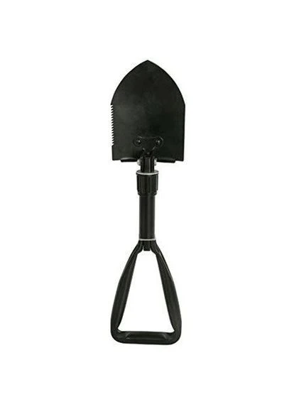 Туристическая лопата многофункциональная Shovel 009, мини лопата для кемпинга, саперная. Цвет: черный No Brand (396308634)