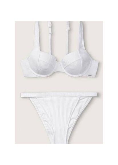 Белый демисезонный купальник белый pink Victoria's Secret