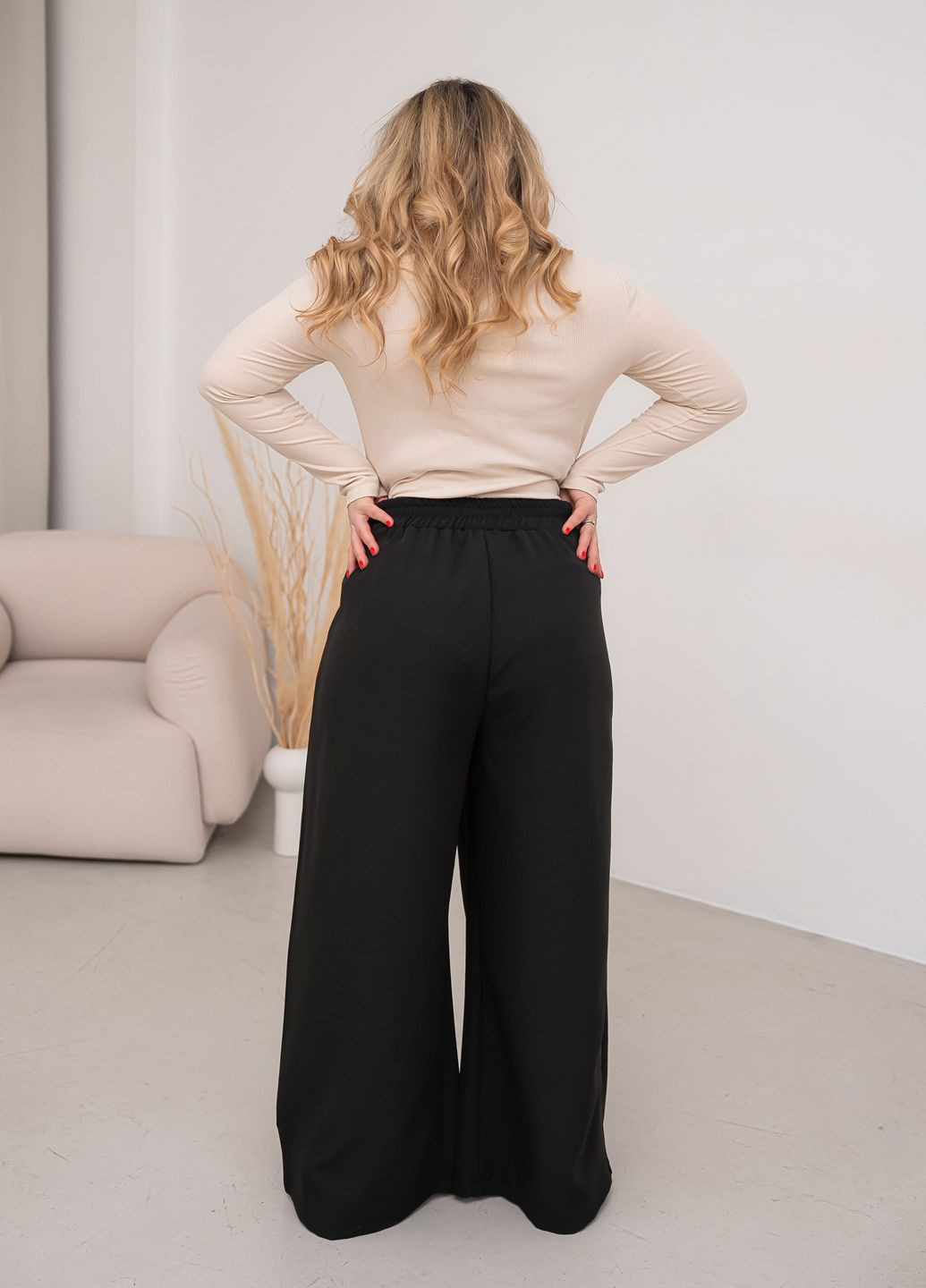 Жіночі брюки-палаццо No Brand (327289923)