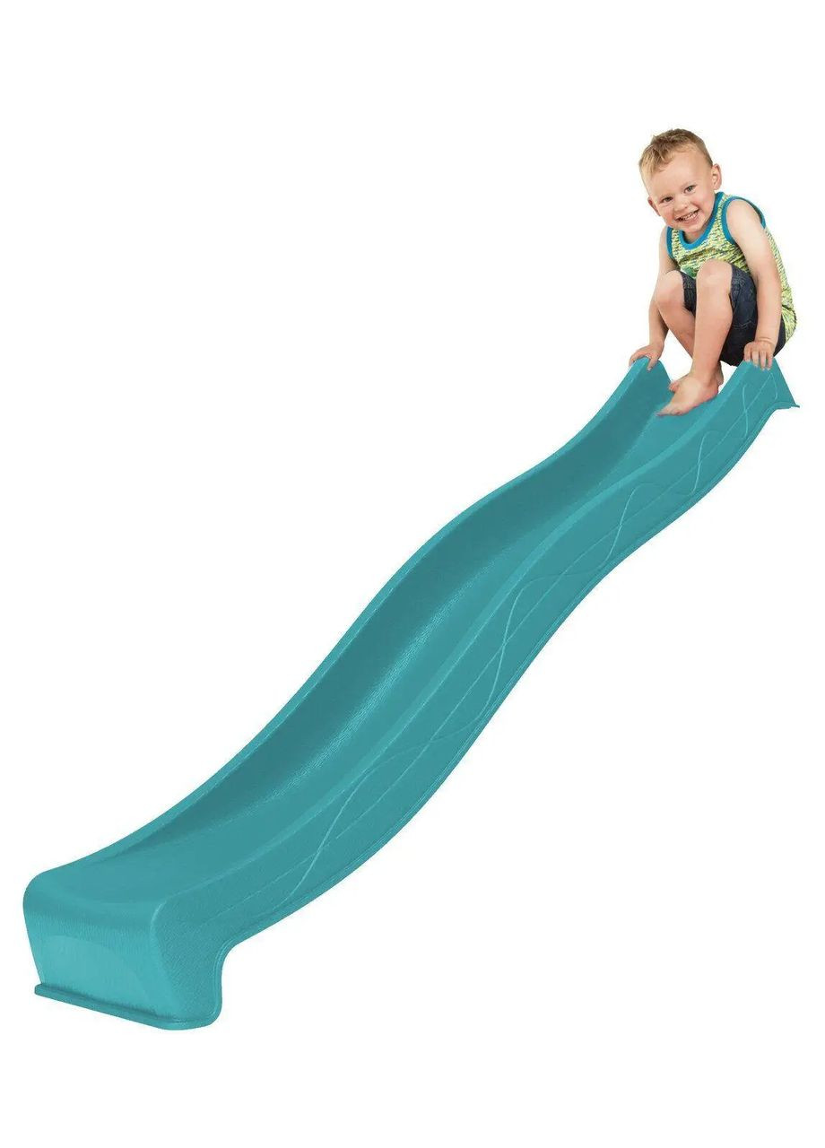 Детская горка пластиковая 3 м (Бельгия) Бирюзовая Kbt (342121072)