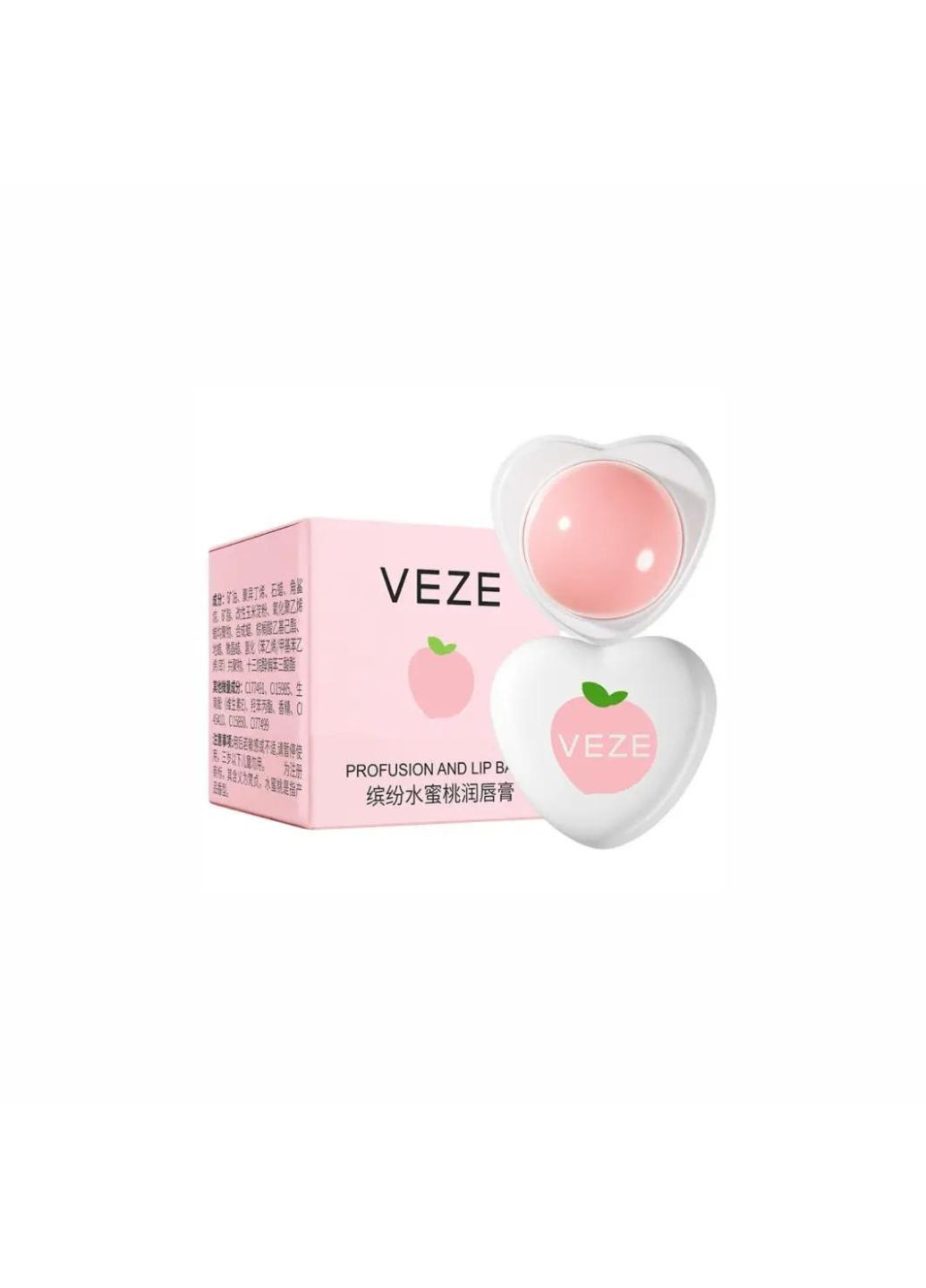 Бальзам для губ с экстрактом персика Peach Lip Balm, 5.8 мл VEZE (299153862)