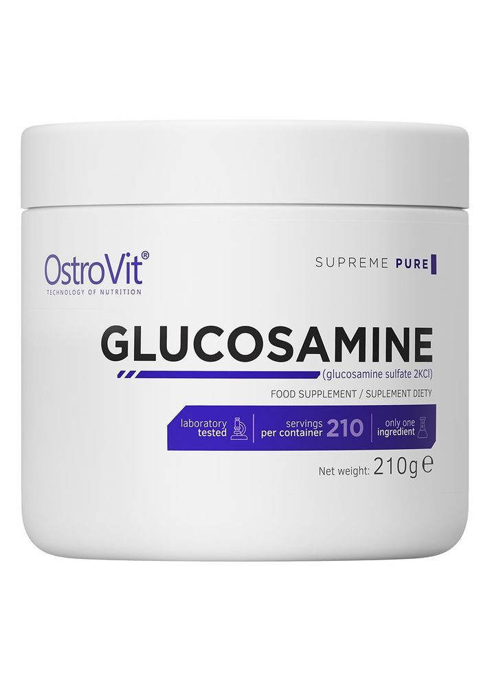 Препарат для суглобів і зв'язок Glucosamine, 210 грам Ostrovit (324419392)