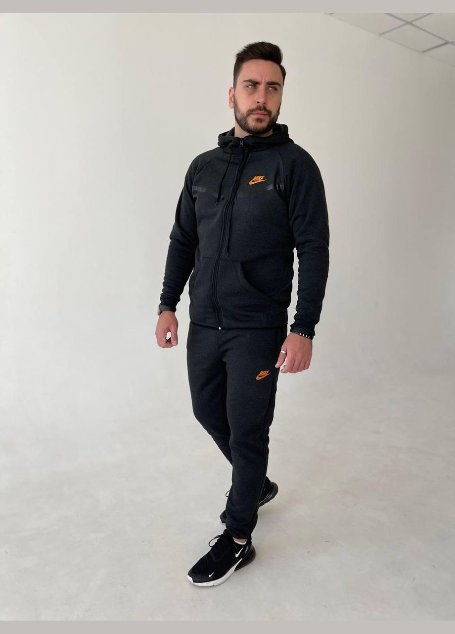 Чоловічий спортивний костюм Nike темно-сірий No Brand (353848780)