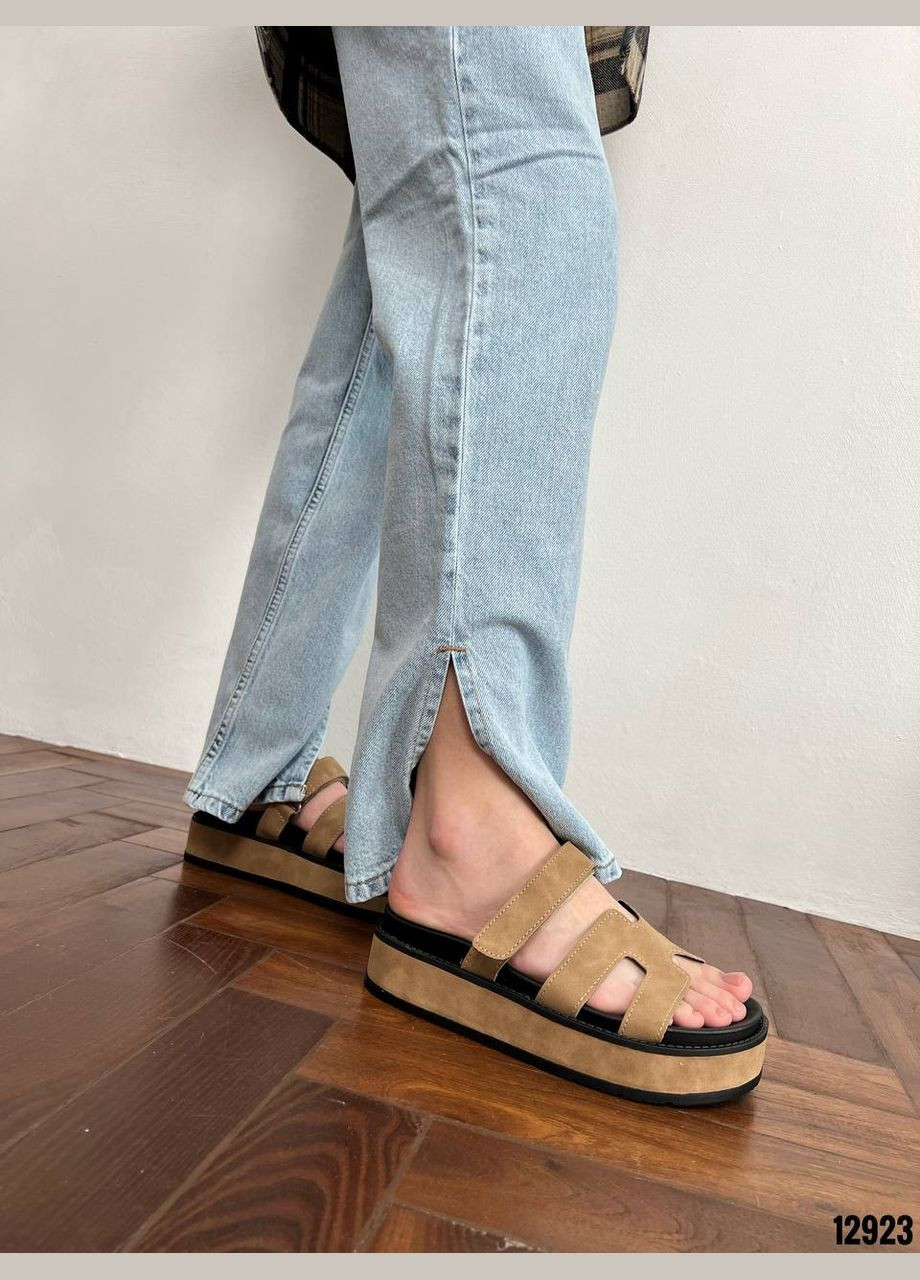 Шльопанці кольору капучино — стиль і комфорт у кожному кроці No Brand (332196836)