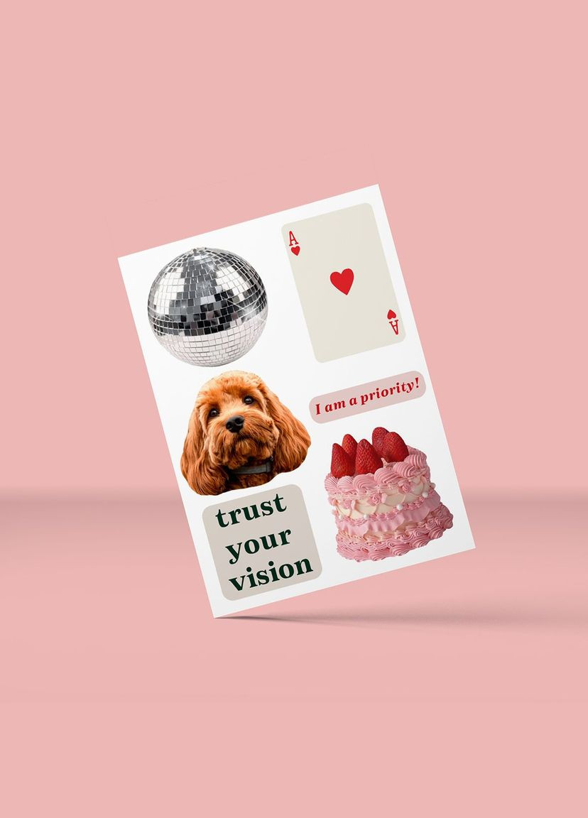 Об’ємні Стікери i am a priority Cobart (305845098)