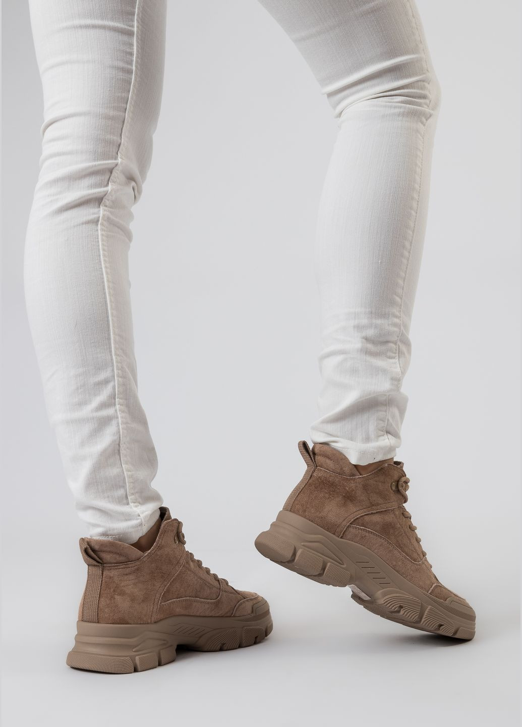 ботинки (1663ба) Melanda.M из натуральной замши