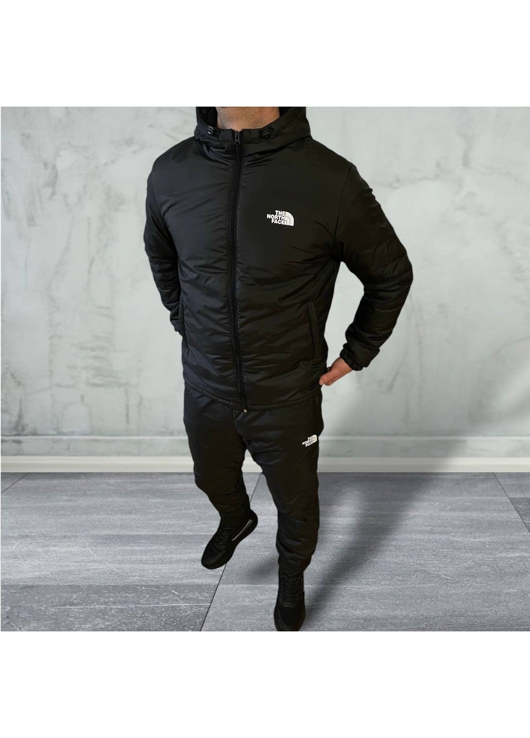 Зимний спортивный мужской костюм из плащевки No Brand (371133853)