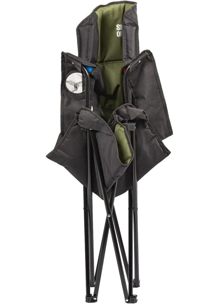 Стілець розкладний Soft Base, Black/Olive Green Skif Outdoor (318671404)