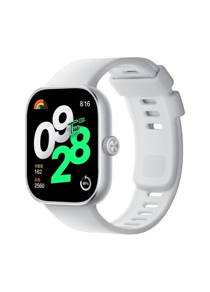 Розумний годинник Redmi Watch 4 Silver Gray сріблястий (BHR7848GL) Xiaomi (280928759)