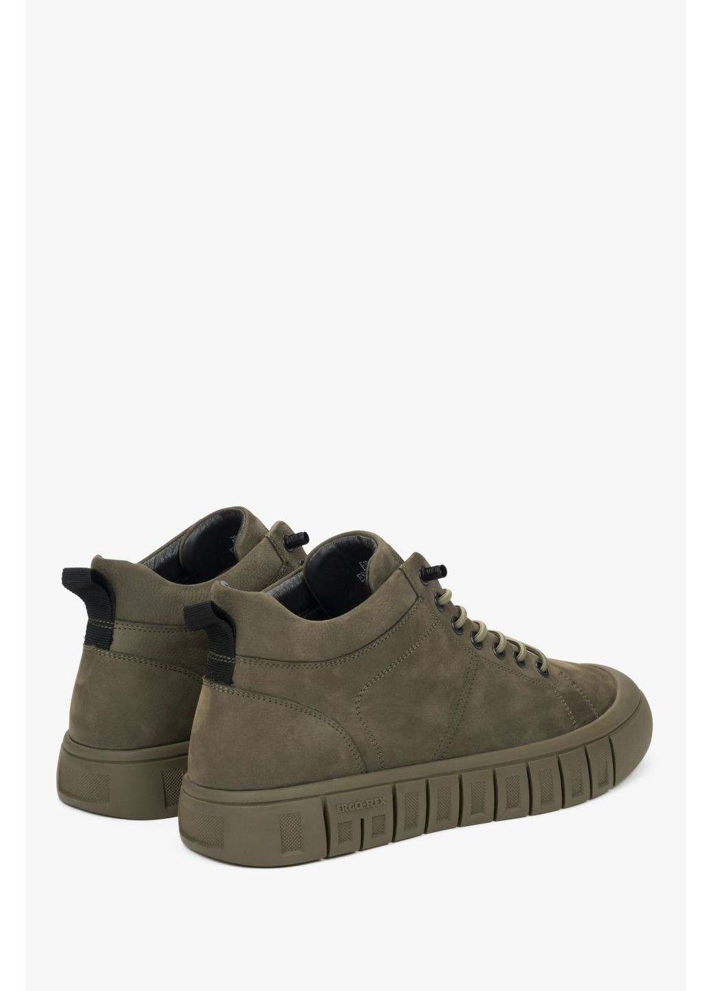 Зеленые осенние ботинки, цвет зеленый ES8