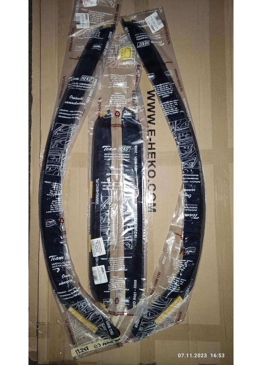 Вітровики вставні для CITROEN C3 PICASSO 2009+ Team Heko (398185717)