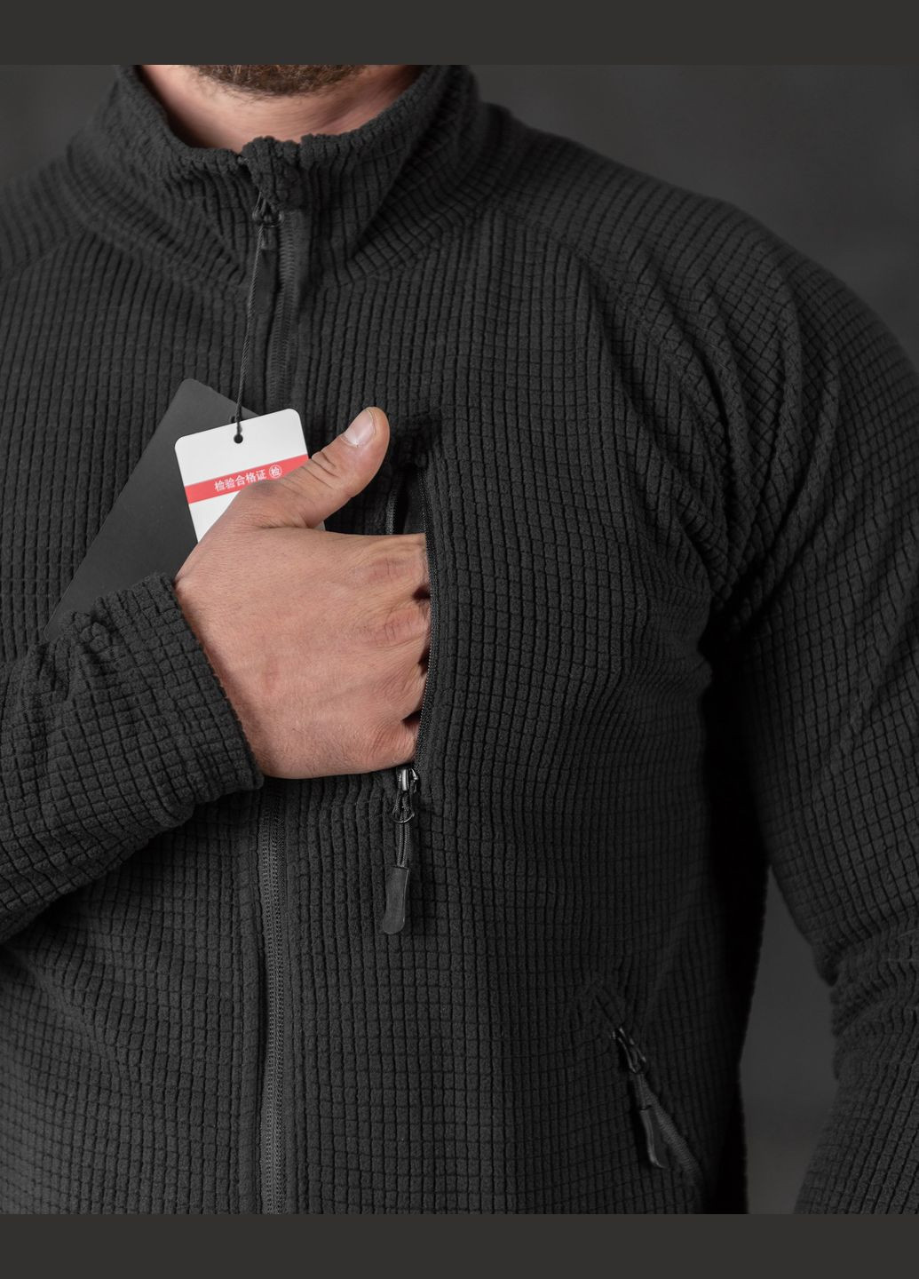 Тактическая мужская демисезонная кофта Windblock Tactical черная No Brand (307084065)