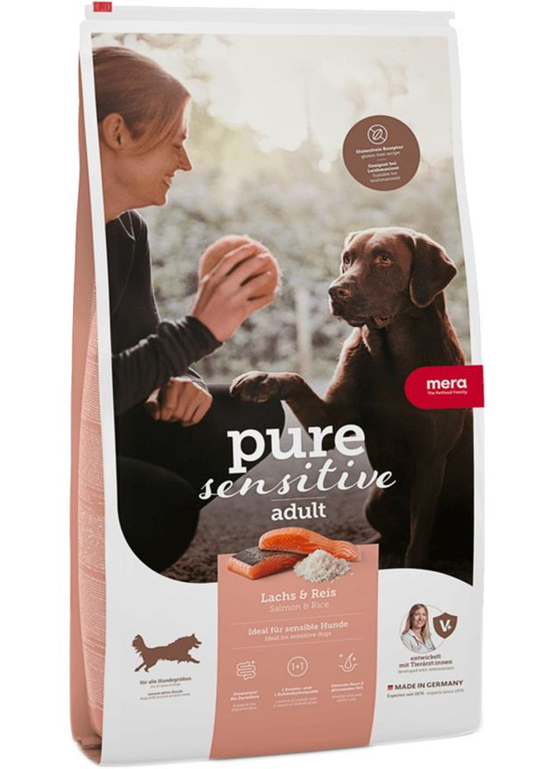 Сухой корм для взрослых собак Lachs&Reis с лососем и рисом 12.5 кг (4025877568503) Mera (315868212)