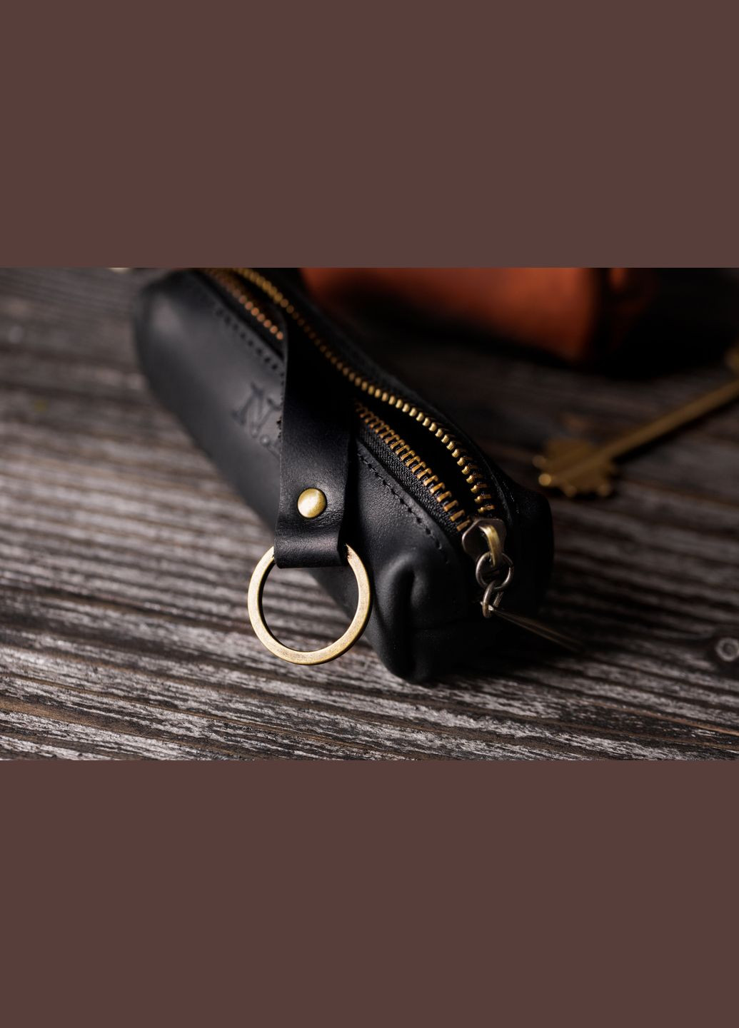 Персонализированный кожаный чехол для ключей, ключница, брелок для ключей No Brand (305847317)