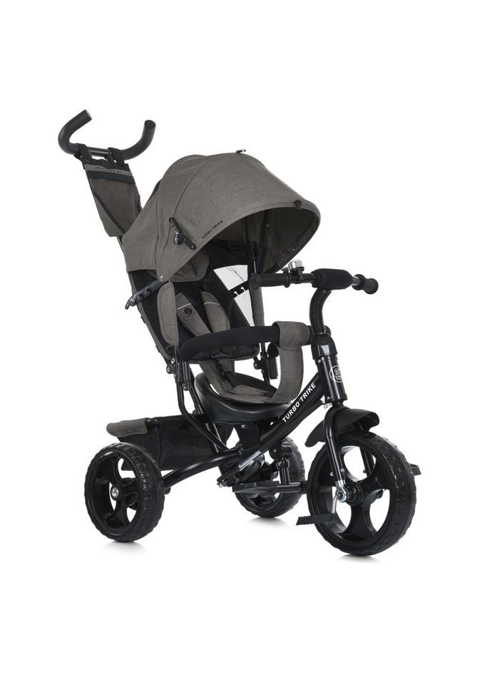 Детский трехколесный велосипед с родительской ручкой для детей от 1 года велосипед с капюшоном Turbo Trike (368759580)