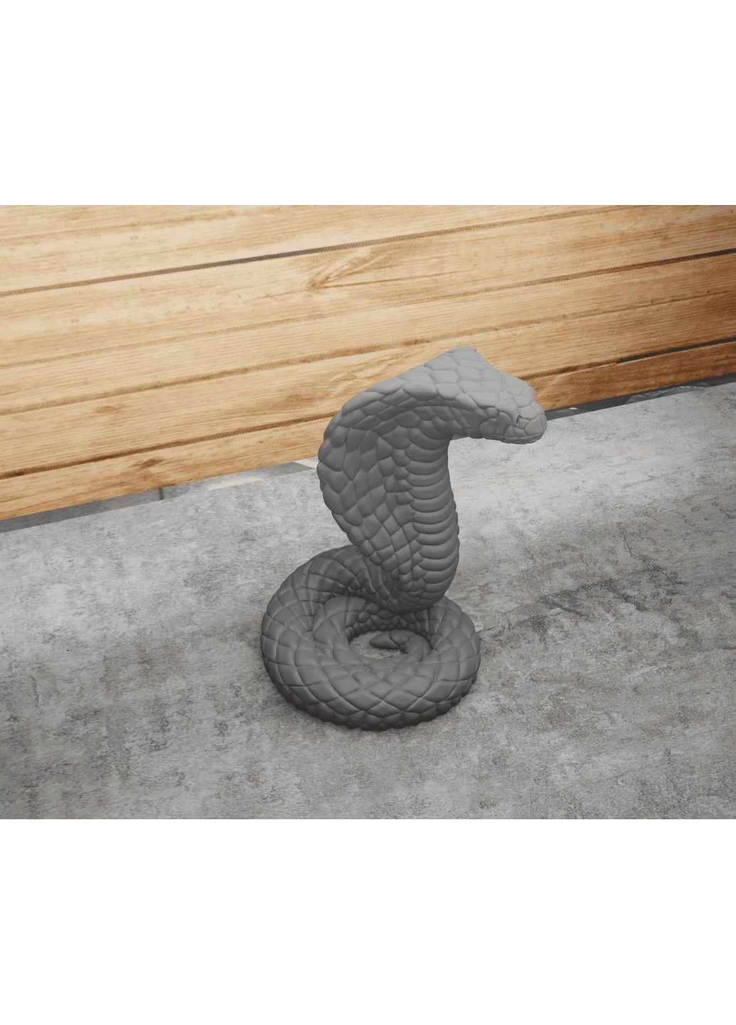 Фигурка статуэтка Змея Кобра. Символ 2025 года ЗаСвіт (369718781)