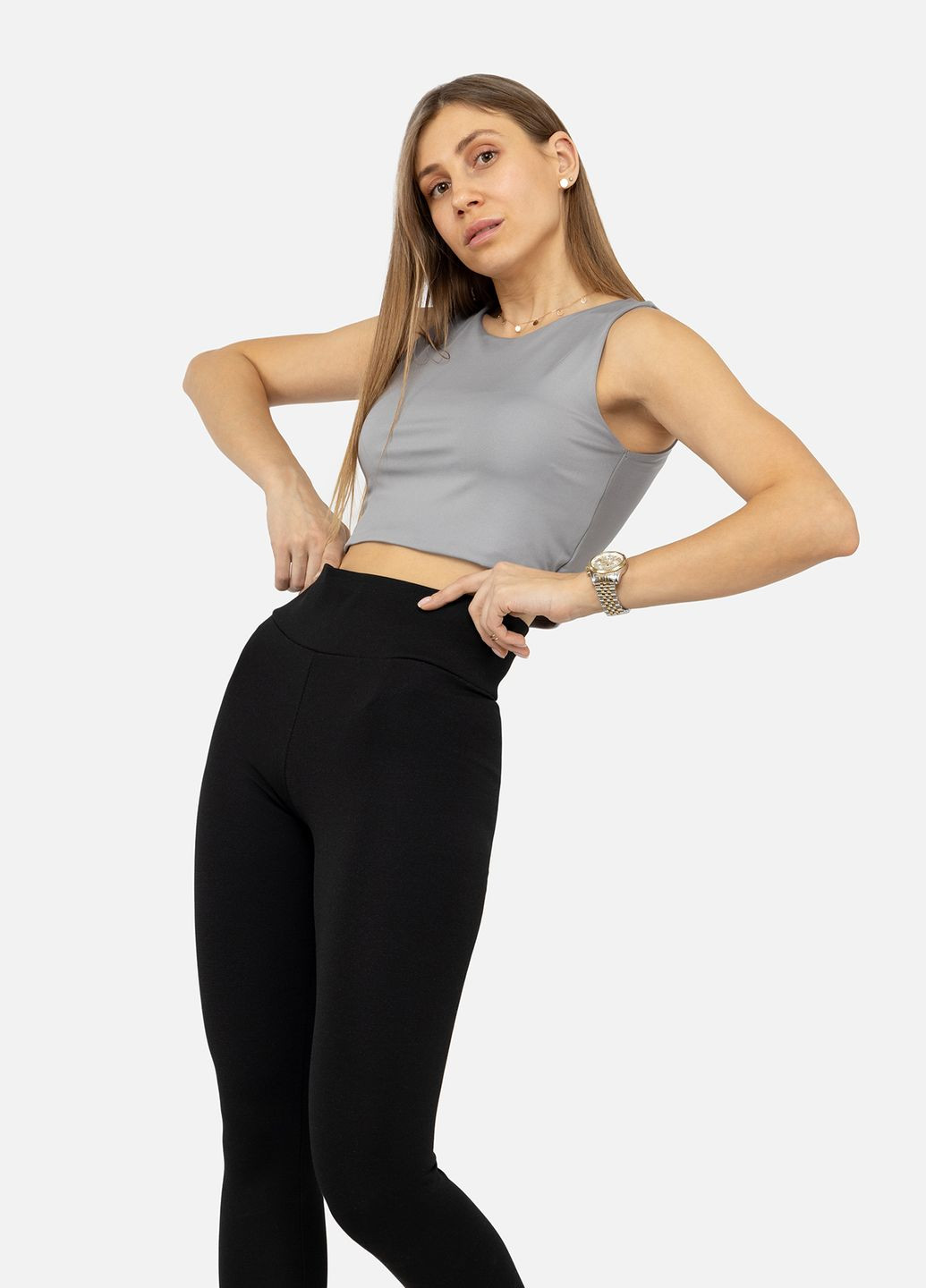 Жіночий топ колір сірий ЦБ-00245801 Bebe Plus (295272739)