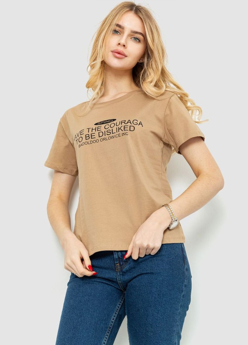 Футболка женская с принтом,, 221R3006 Ager - (317041403)