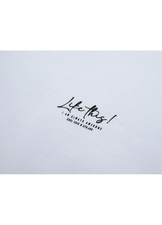 Біла демісезонна футболка дитяча однотонна (7145.01-128b-white) A-yugi