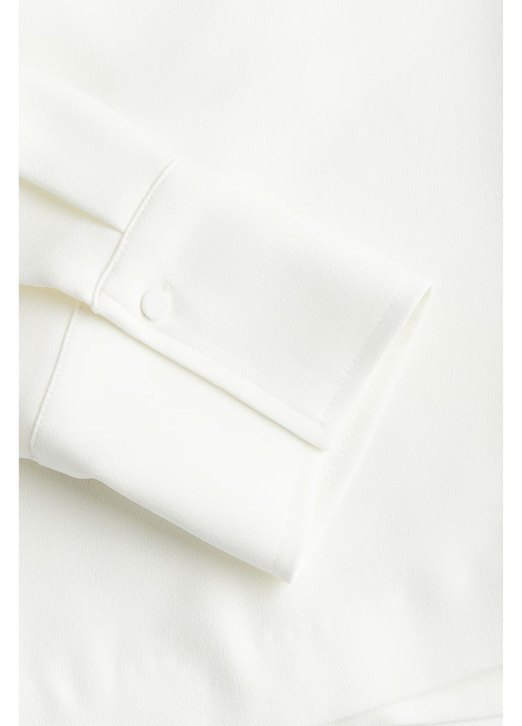 Белая блуза с вырезом на спине H&M