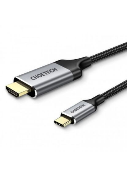 Кабель мультимедійний USBC to HDMI 1.8m 4K 60Hz (CH0021-BK) CHOETECH usb-c to hdmi 1.8m 4k 60hz (287338611)