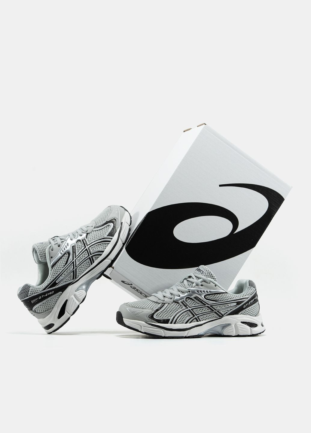 Кросівки жіночі і чоловічі Asics GT-2160 Grey Black | Асікс ГT-2160 сірі No Brand сірі демісезони (335099927)