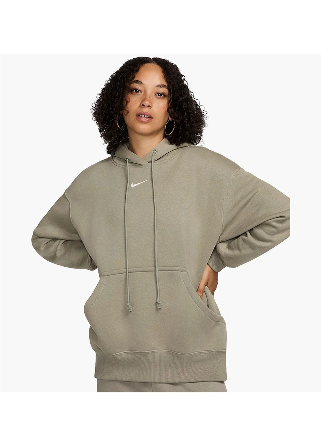 Худі жіноче Sportswear Phoenix Fleeceoversized Pullover Hoodie Green Nike (365962360)